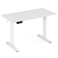 Electric Standing Desk Height Adjustable with 2 Hanging Hooks & Cable Management