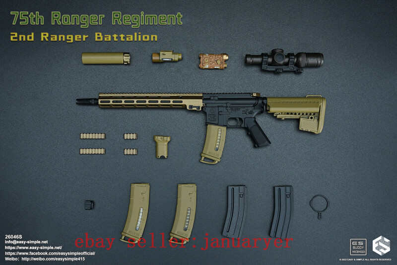 その他 EasySimple 75th Ranger Regiment 2nd Rang Easy&Simple Es26046s 1/6 75th Ranger Regiment 2nd Ranger