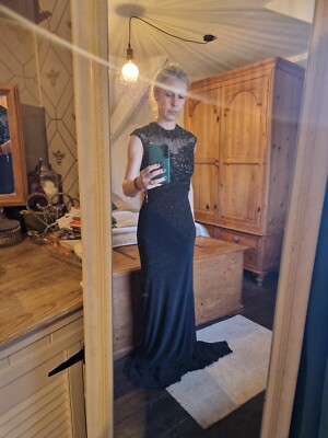 Angel Forever Black Prom Dress Size 6 | eBay UK