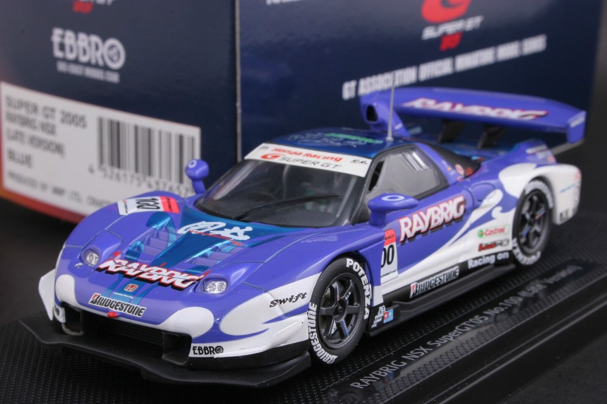 希少 EBBRO 1/43 SUPER GT 2015 RAYBRIG NSX Ebbro 43765 1:43 RAYBRIG Honda NSX Super GT 2005 Late Version Die