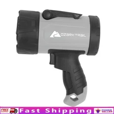 1000 Lumen LED Spotlight Rubber Bumpers Green Hunting Flashlight AA Battery New