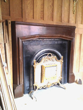 Antique Mahogany Fire Surround for Renovation Paint