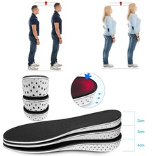 EVA Invisable Height Increase Shoe Insoles Heel Lift Breathable Shock Absorption