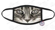 Custom Gray Cat Eyes FACE MASK Design Personalized Reusable face covering