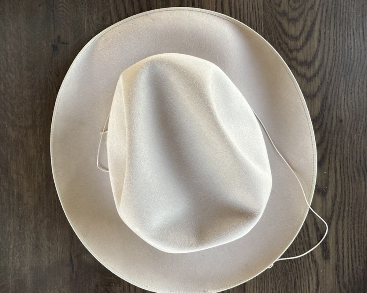 帽子 40s Vintage STETSON 3X Beaver 7 5/8 60cm Vintage 1940s Vita Felt Stetson 3X Beaver Open Road Fedora