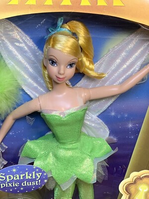 Disney Tinker Bell Fairy Doll w/Pixie Dust Wasp Waist and Wand