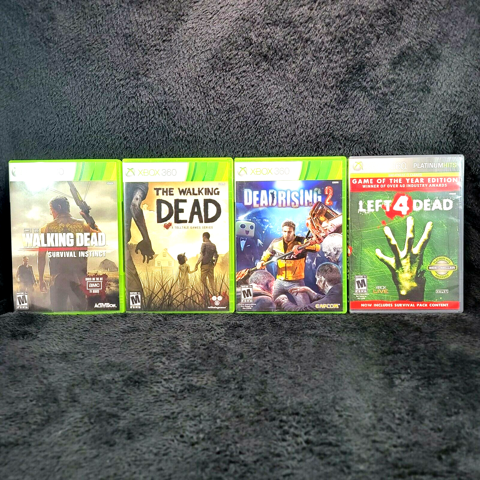 Lot of Xbox 360 Zombie Theme Games Left4Dead DeadRising2 WalkingDead WD  Survival | eBay