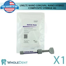 Nano Gingival Pink Hybrid Composite Dental Filling Syringe Restoration 4g Shades