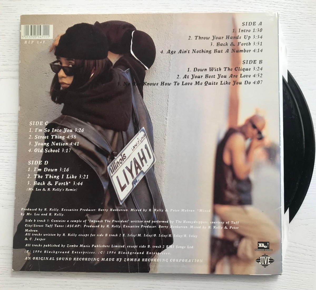 Aaliyah / Age Ain't Nothing But A Number 1994 UK Original Aaliyah / Age Ain't Nothing But A Number 1994 UK Original