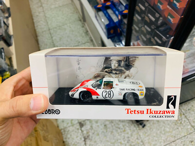 Ebbro 1/43 Scale DieCast Model Car Porsche 910 1968 Japan GP Tetsu 