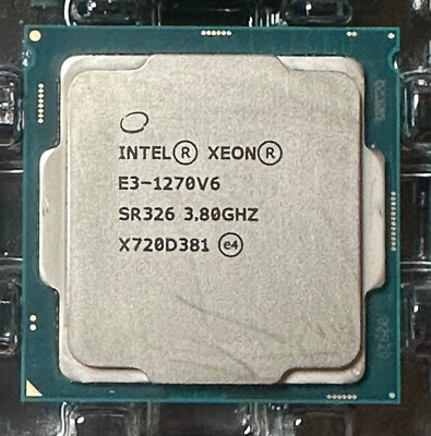 Intel Xeon E3-1270V6 E3 1270 V6 4x 3,80GHz SR326 CPU Sockel 1151 * Händler *