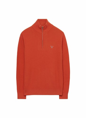 Gant USA Men's Texture Zip, Medium 