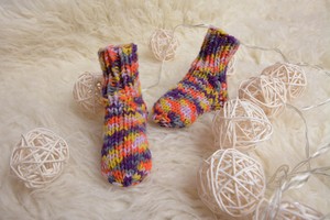 handmade baby socks