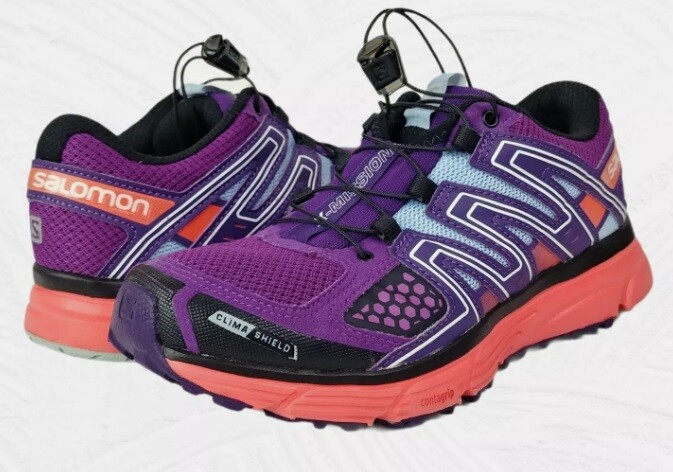 Salomon Mission 3 Clima Shield scarpe da trekking trail running viola donna