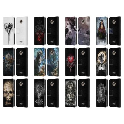 OFFICIAL ALCHEMY GOTHIC GRAPHIC ART LEATHER BOOK WALLET CASE FOR MOTOROLA PHONES