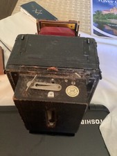 The SANDERSON Regular (Tropical) Plate Camera with tripod, plate holders &canopy