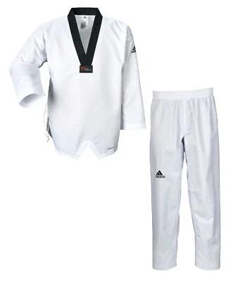 adidas Taekwondo-Anzug adiChamp IV, schwarzes Revers, ADITCH04 - TKD - Dobok - Bild 1 von 4