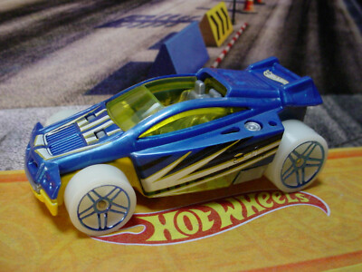 Hot Wheels ミニカー spectyte 2016 Hot Wheels SPECTYTE #54☀ blue;yellow;blue pr5 ☀ HW GLOW