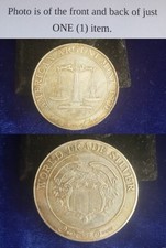 American Argent Mint Ltd World Trade Shield 1 Oz .999 Fine Silver Round 241165 95.00 per troy oz