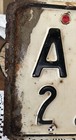 Colorful Colorado 1955 License Plate White With Black Lettering  — photo 3