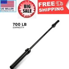 PRCTZ, 2-Inch Olympic Barbell Weightlifting Bar, 7ft, 700-Pound Capacity