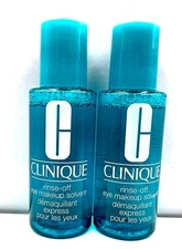 Lot of 2:  Clinique Rinse off Eye Makeup Solvent  60ml* 2 = 120ml / 4 oz total
