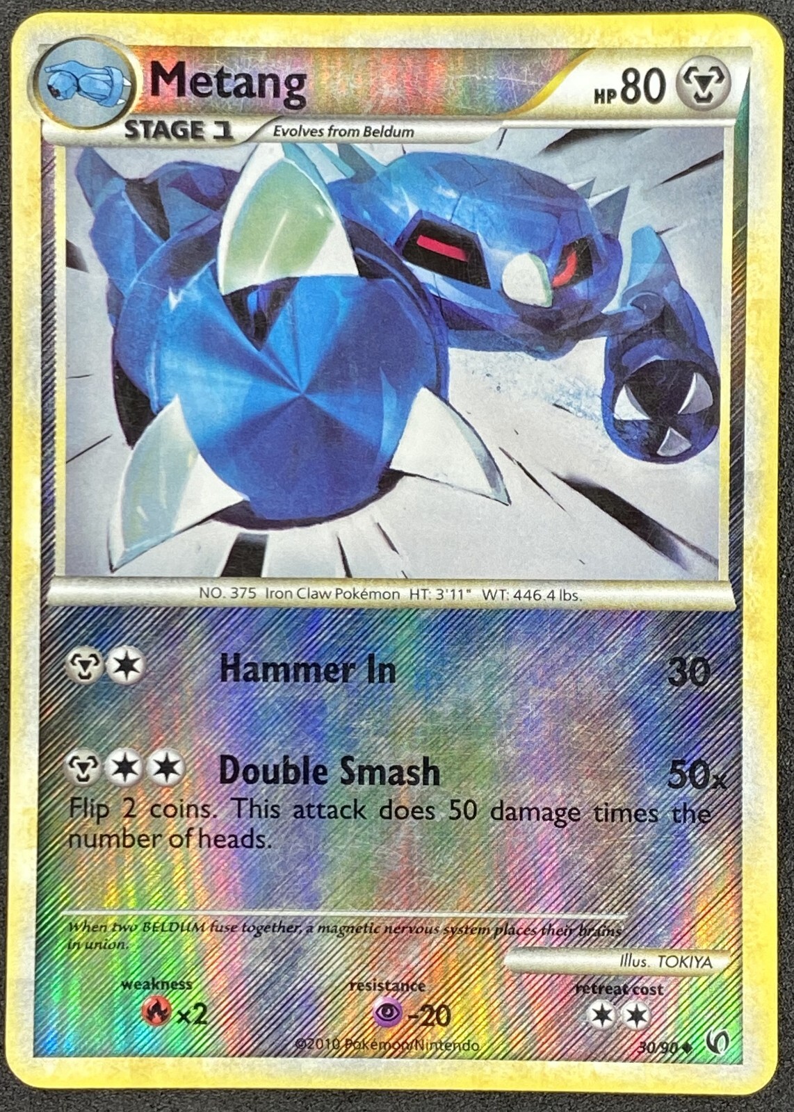 Pokémon Metang Reverse Holo 30/90 UD Undaunted LP
