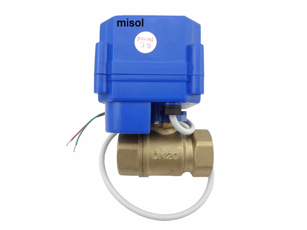 Motorized Valve DN20 (reduce port), manual switch,2 way,electrical ball valve