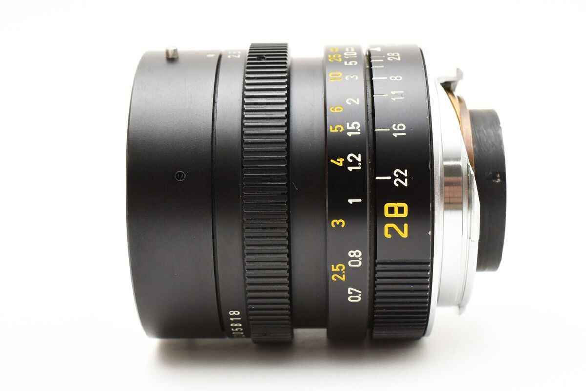 Leica Elmarit-M 28mm f/2.8 Lens 3rd M Mount Canada From Leica Elmarit-M 28mm f/2.8 Lens 3rd M Mount Canada From