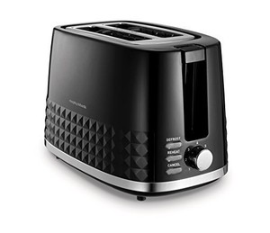 morphy richards 2 slice toaster black