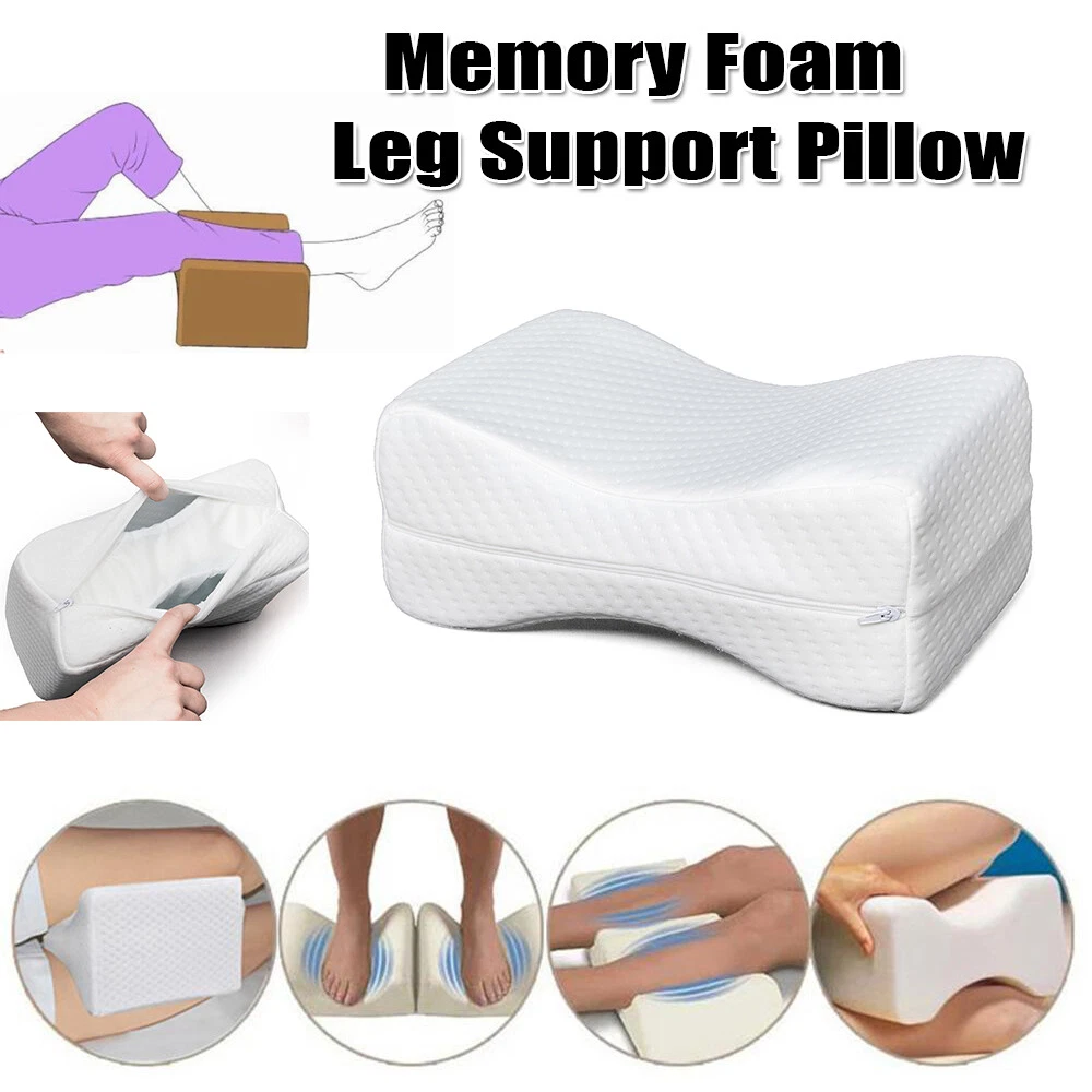 Memory Foam Knee Leg Hip Pillow Sleep Cushion Support Between Side Sleepers  Rest