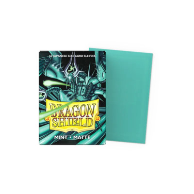 Dragon Shield Japanese Size Sleeves - Mint (60 Matte Kartenhüllen) NEU & OVP!