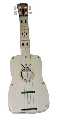 KiwiCo Eureka Crate Wooden Tenor Pre Assembled Ukulele Uku Musical Instrument