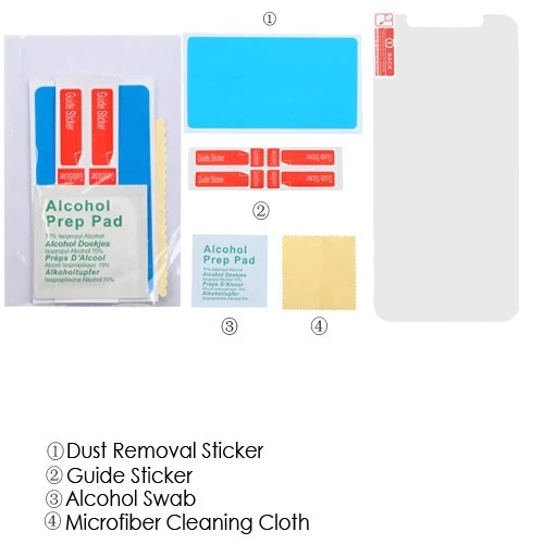 For Apple iPhone XS /X Premium ShockProof Tempered Glass Screen Protector Guard - Image 4 of 4