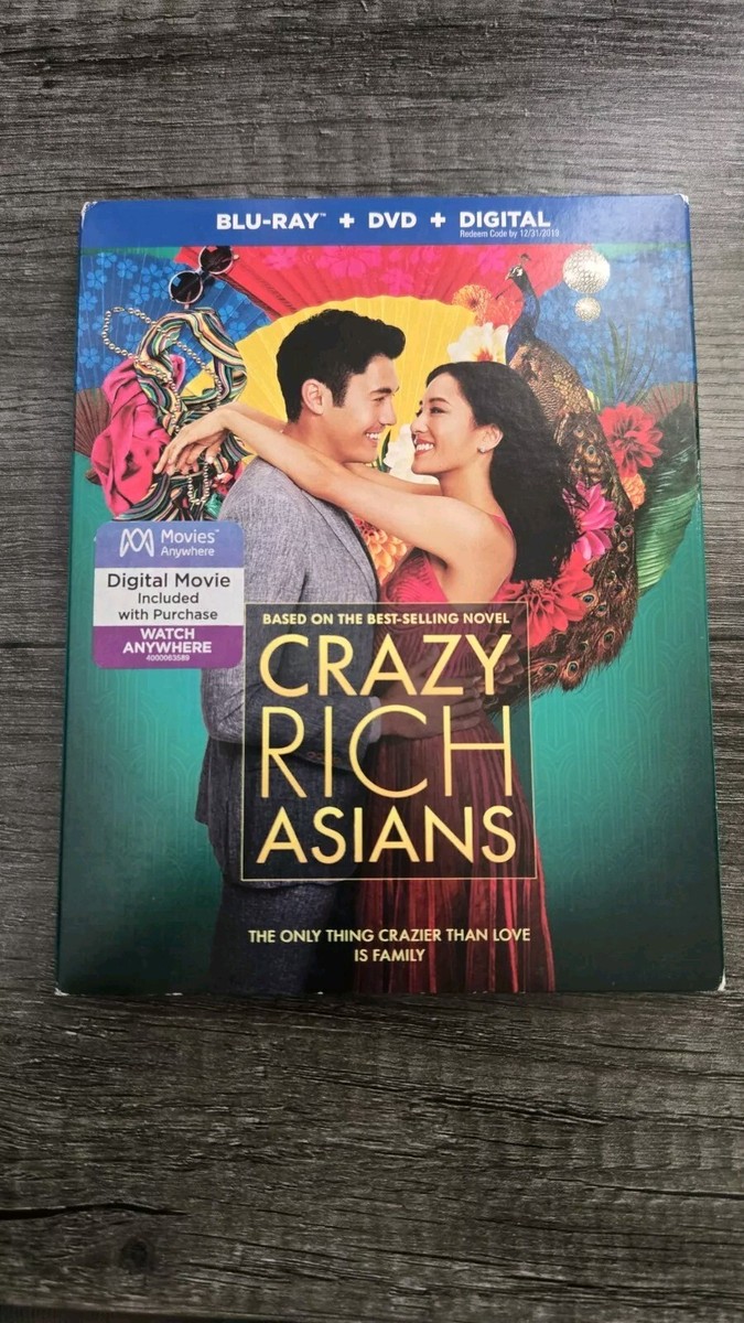 Crazy Rich Asians (Blu-ray, 2018) 883929624973|
