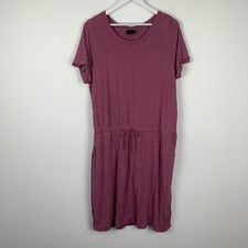 32 Degrees Cool Womens XXL Athletic Dress Short Sleeves Pockets Purple Plus Size