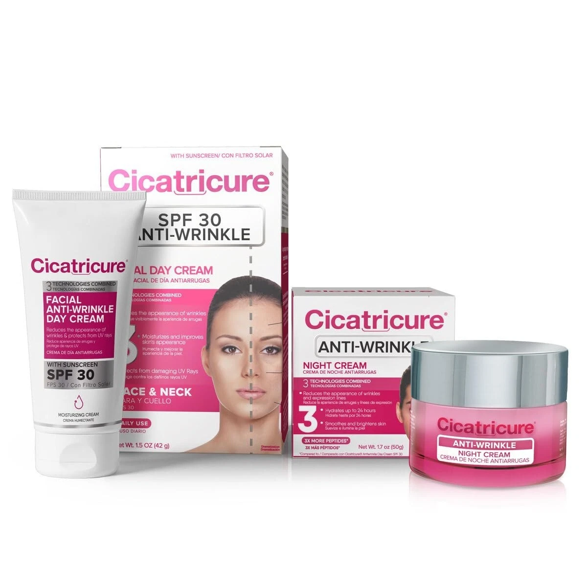 Cicatricure Anti Aging Vitamin E Retinol Day & Night Cream Bundle (3.2 fl oz)
Opens in a new window
