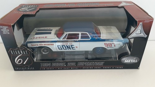 DODGE 330 SUPERSTOCK 1964 GONE 1/18 HIGHWAY 61 50299 voiture miniature collectio - Picture 5 of 5