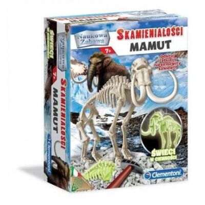 8005125508594 Zestaw kreatywny Skamieniałości Mamut fluo CLEMENTONI 50859  CL CL