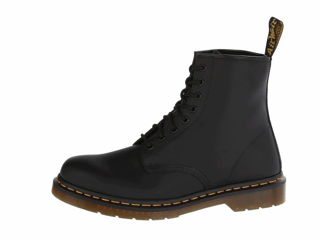dr martens black greasy