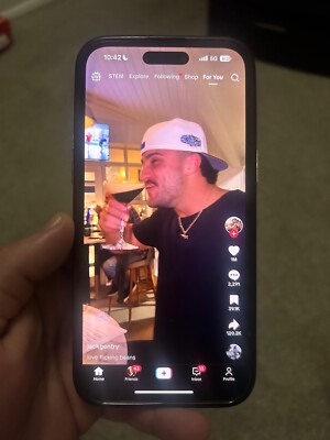 iPhone 14 Pro Max with tik tok