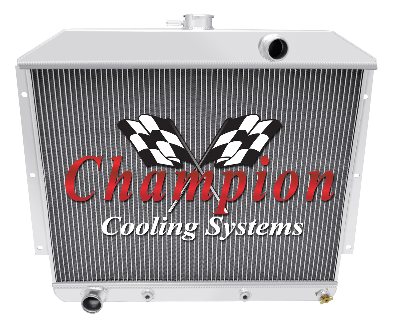 3 Row Kool Champion Radiator for 1949 1950 1951 Mercury Car Ford Configuration