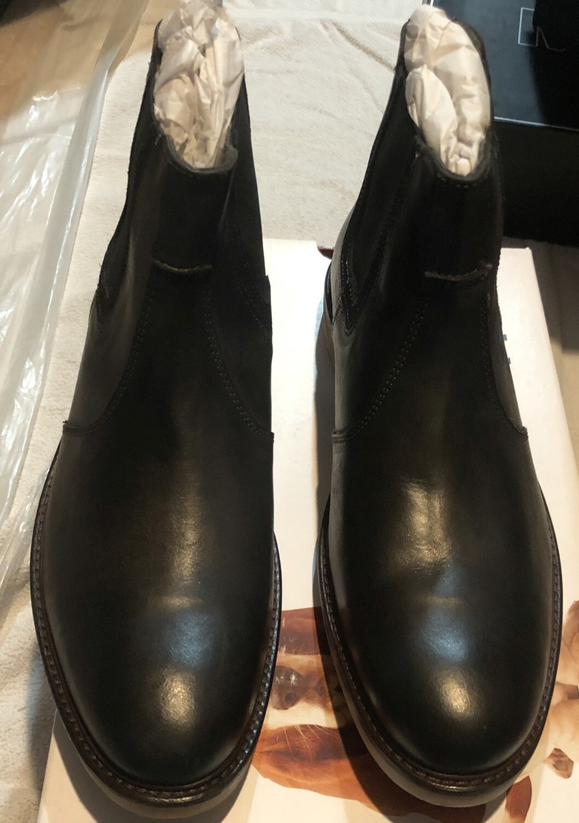 HUSH PUPPIES Mens Beck Rigby Chelsea Boots Black Leather short Boots Size 11.5 M NEW HUSH PUPPIES Beck Rigby Chelsea Boots Black Leather  main image 4
