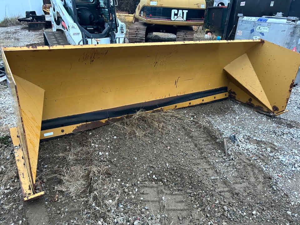 Protech Snow Pusher Box SP12L LOADER CAT Case Boss Deere Bobcat Rubber ...