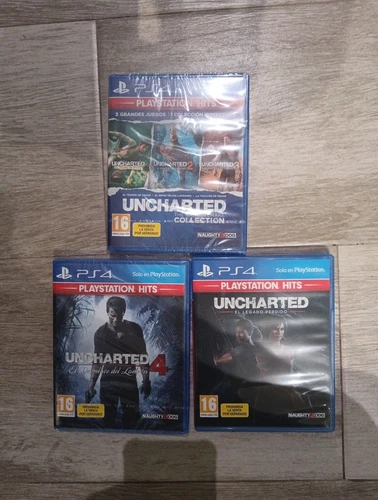LOTE UNCHARTED 1 2 3 4 Y EL LEGADO PERDIDO