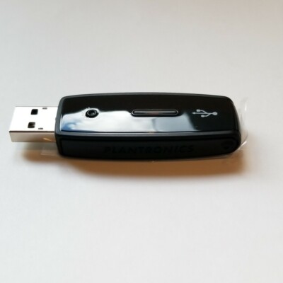 Plantronics Audio 995 USB GHZ Wireless Adapter For Audio Headsets  Black USB