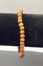 Wood Bead Elastic Bracelet Pre-owned.