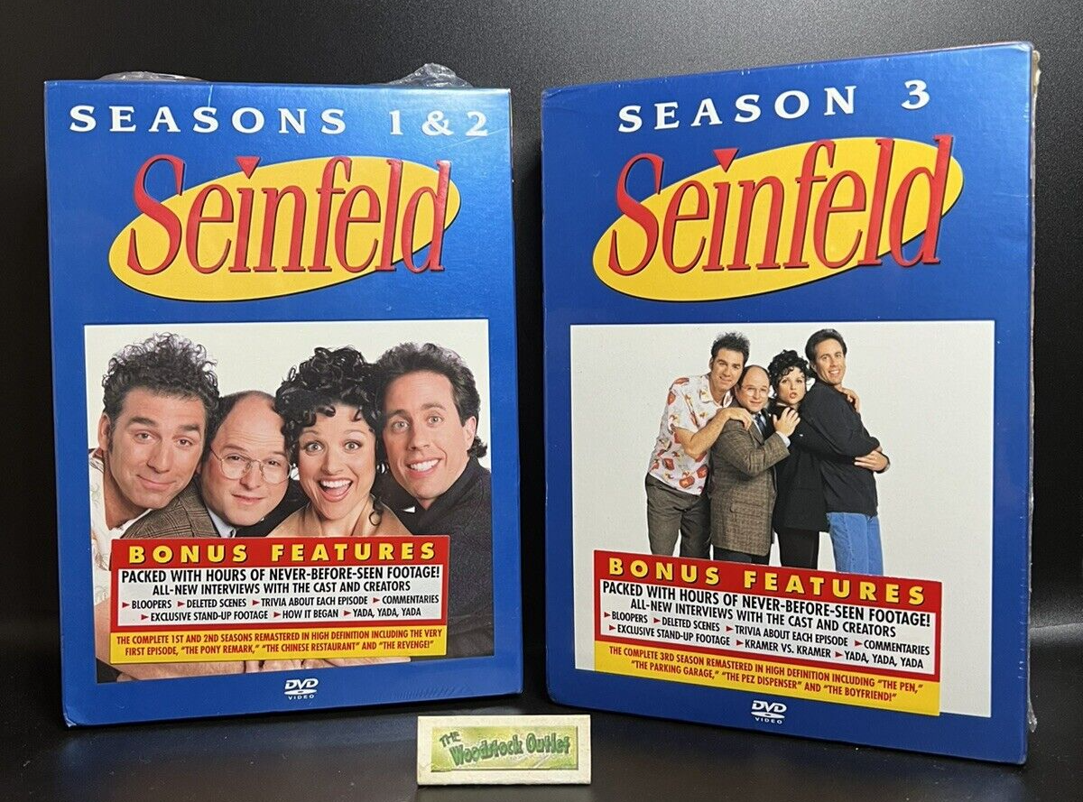 Seinfeld Season 1-3 Complete Comedy TV Show Series Box Set DVD