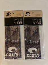 2x Costa Del Mar Microfiber Cleaning Cloth For Sunglasses RealTree Xtra