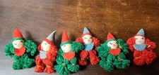 Kitschy  Christmas Yarn Ornaments